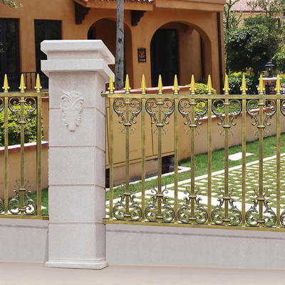 Customized Aluminum Garden Fence For Courtyard