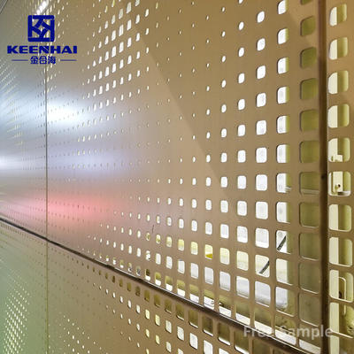 Raw Material Perforated Cladding Panel For The Production