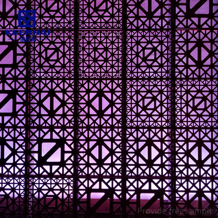 Aluminium Perforated Facade Panels  Curtain Wall Meal Decorative Mesh