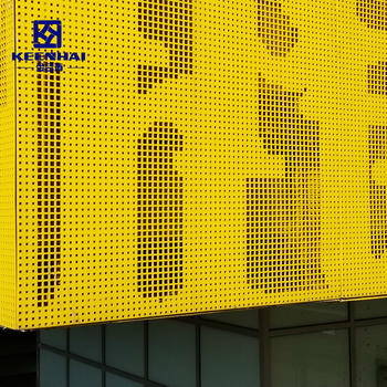 Exterior Large Modern Perforated Sheets Wall Cladding Materials