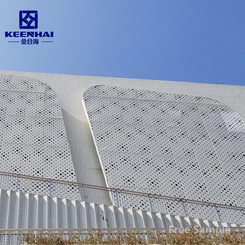 New Facade Building Material Aluminium Perforated Facade Panels