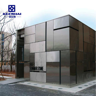 Solid Aluminum Panel Exterior Decorative Metal Facade