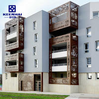 Exterior Decorative Wall Paneling Solid Aluminum Panel For Residential Building