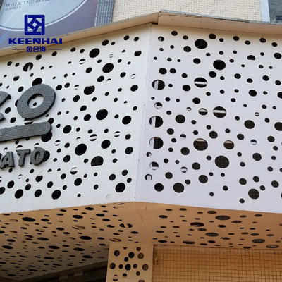 Exterior Facade Materials Metal Panels Perforated Aluminum