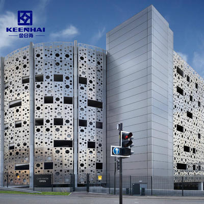 Perforated Metal Facade Cladding Aluminum Perforated Acoustic Panel