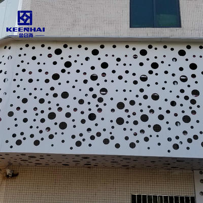 Aluminum Perforated Metal Facade Panels For Decoration