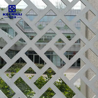 Aluminum Metal Decorative Pattern Design Perforated Building Facade Panels