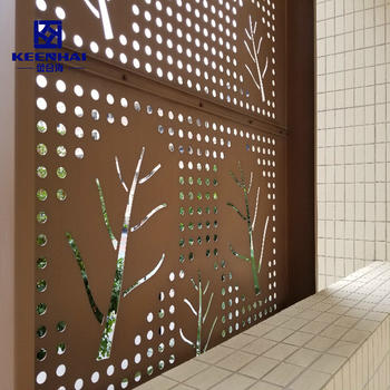 Aluminum Perforated Facade Panel In Construction Designs For Clients Choose